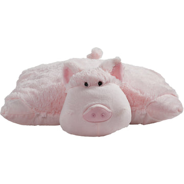Pillow Pets Originals, Wiggly Pig, 18 Stuffed Animal Plush Toy , White