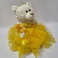 Kinnex Collections Since 1997 20'' Quince Anos Quinceanera Last Doll Teddy Bear With Dress (Centerpiece) ~ Arc16831-11R (Yellow)
