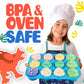 Osmi Complete Kids Baking Set - 14Pc Dinosaur Chef Baking Kit - Premium Kid Cooking Gift Set W/ Real Utensils For Boys And Girls