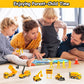 iGRATENS Construction Toys Set - Sound Board Book & 20 PCS Toys for Kids 3+, Metal Model iGRATENS015, Perfect for Truck Lovers