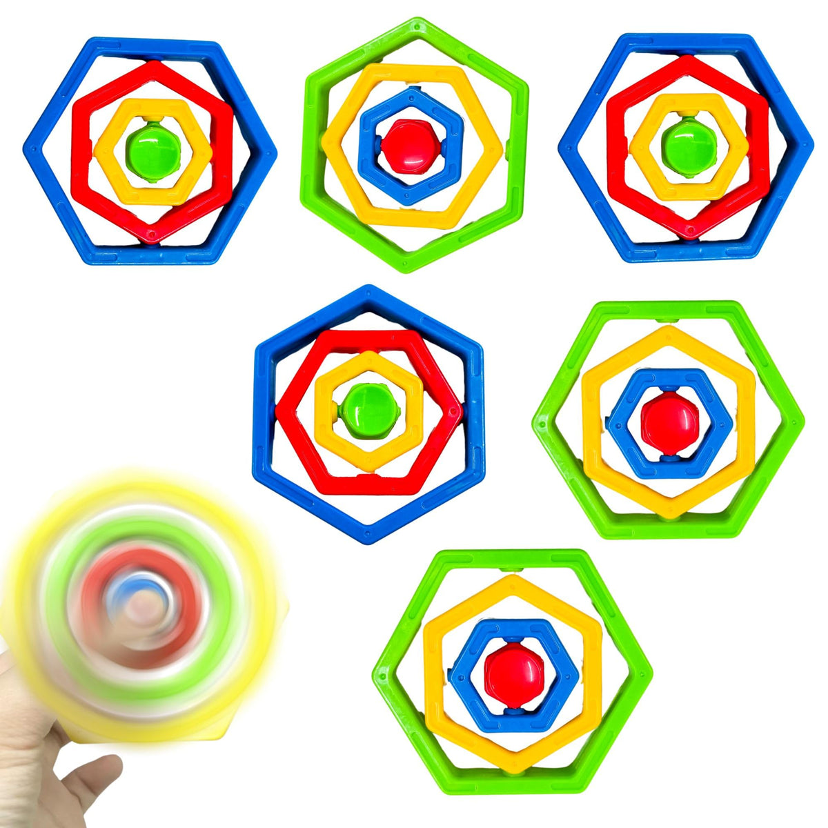 Birthday Popper 6 Pcs Tangle Toys as Birthday Return Gifts for Kids