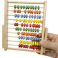 Magikon Wooden Counting Number Frame, 10 Rows Abacus For Learning Math (8-Inch)