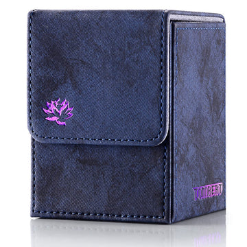 Tombert 150+ Premium Deck Box For Mtg, Ptcg, Large Capacity With 2 Dividers, Fits 150+ Sleeved Cards Tcg Trading Card Games (Ver