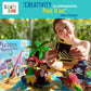 Craftiloo Pirates Pre-Cut Fun Kids Sewing Kit For Kids Ages 8-12 Children Beginners Sewing Kit Kid Crafts Make Your Own Felt Pil