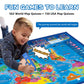 Qiaojoy Bilingual Interactive For Kids Talking Usa Map World Map For Kids Learning, Geography Toys Games Educational Electronic Map Personalized Gift/Toys For 4 5 6 7 8 9 10 Year Old Girls/Boys…