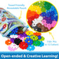 Brain Flakes Starter Set Multicolor (12 Colors) - 120 Pieces - Resealable Pouch