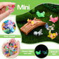 Ggstddup 29 Pcs Luminous Mini Resin Axolotl Glow In The Dark Little Tiny Resin Figurines Axolotl Bulk For Diy Garden Dollhouse B