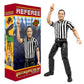 Figures Toy Company Ultimate Three Counting & Talking Wrestling Referee Action Figure with Deluxe Articulation for Wrestling Act