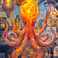 Cross & Glory - Octopus Alchemy: The Lava Experiment - 1000 Piece Jigsaw Puzzle For Adults | Science And Ocean Life Theme | Satin Finish | 20X27 Inches