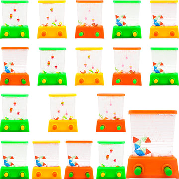 Rcanedny 18 Pack Handheld Water Games Water Toss Ring Game Handheld Water Ring Toy For Party Favors Goody Bag Fillers Retro Past