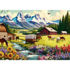 Sutinban 1000 Piece Puzzle for mature-themeds Snow Mountain Pastoral Jigsaw Puzzle 1000 Pieces Serene and Simple Lifestyle Jigsaw Puzzles Great Gift for Puzzle Lovers 27.5 ' 'X19.7 ' '