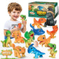 Ykanzz Dinosaur Toys For Kids 3-5, Plastic Dino Toy Set For Boys Age 4-7, 11 Soft Small Dinosaur Figures & 1 Egg, Series Of Dino