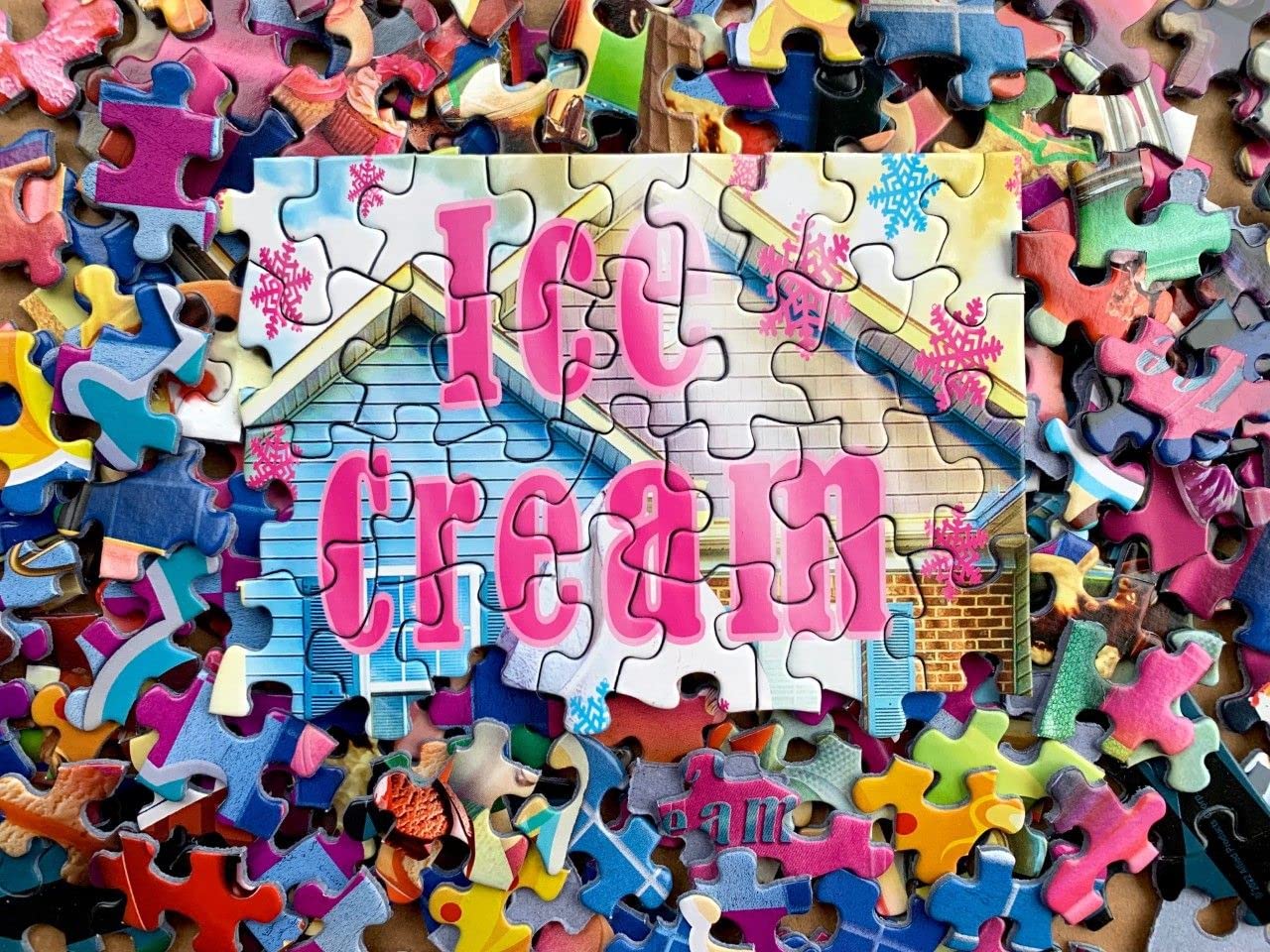 Springbok'S 1000 Piece Jigsaw Puzzle Ice Cream Shop - Made In Usa
