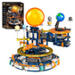 Ubrixmen Solar System Building Set Toys 876 Pcs,Dual-Mode Rotating Space Building Blocks With Light,Stem Space Educational Toy,