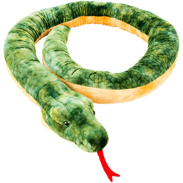 Rhode Island Novelty Giant Anaconda Snake Plush Toy 100 Inch Long