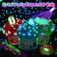 Lawoho 6 Packs Red & Green Slime Kit - Cloud Slime, Butter Slime & Clear Slime, Glow In The Dark Slime Add-Ins With Glowing Charms, Slime Kit For Kids St. Patrick'S Day Party Favors Halloween Easter