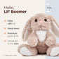 Bearington Collection Lil’ Boomer Taupe And White Plush Stuffed Animal Bunny Rabbit, Adorable, Soft And Cuddly, Great Gift For Kids Of All Ages, Birthdays, Holidays And Special Occasions, 6 Inches