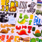 Ujeavette 3D Cartoon Jigsaw Puzzles Learn Activities Fine Motor Skills Montessori Toys Dinosaur