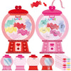 WATINC Valentines Day Gumball Machine Craft Kits, 20Pack DIY Valentines Heart Bubble Gum Machine Crafts Hanging Ornaments with C