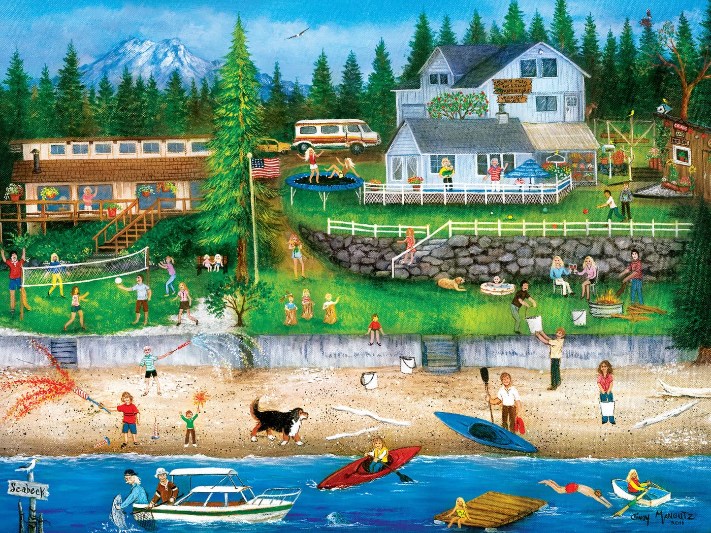 4Th Of July At Seabeck 750 Pc
