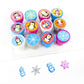 TINYMILLS 12 Pcs Penguin Stamp Kit for Kids Self Inking Stamps Gift Winter Party Favor Bag Stuffer Teacher Stamps