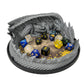 MunnyGrubbers - Dragon's Hoard Dice Tray - V2 - (Random 7pc D20 Dice Included) - Dice Jail - Dice Holder - Neoprene Rolling Mat 