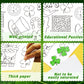 Wiooffen 47''X 82'' St. Patrick'S Day Giant Coloring Tablecloth Posters Activity For Kids, Huge Holiday Color-In Paper Poster Ta