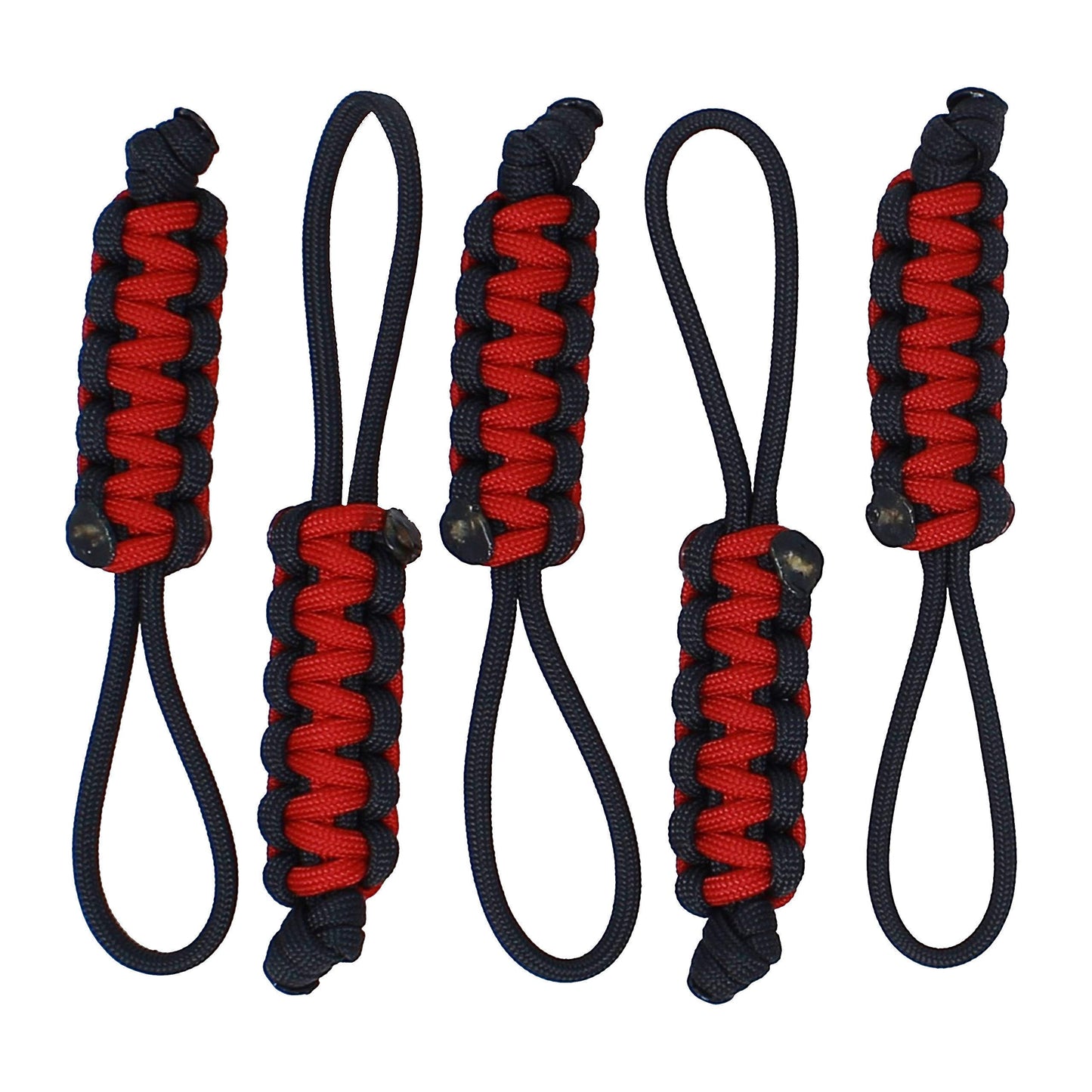 Bubbasgaragetv - Large Heavy Duty Paracord Zipper Pulls (Customizable)