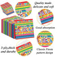 Mexican Fiesta Napkins For Cinco De Mayo Party Supplies Mexican Fiest Themed Luncheon Paper Napkins Disposable Stripes Flags Birthday Party Table Decorations (100 Pack)
