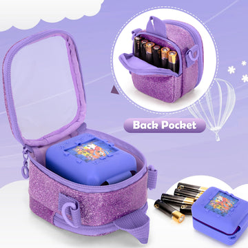 Lodrid Travel Carrying Case Compatible With Bitzee Interactive Toy Digital Pet, Storage Bag With Adjustable Shoulder Strap For V