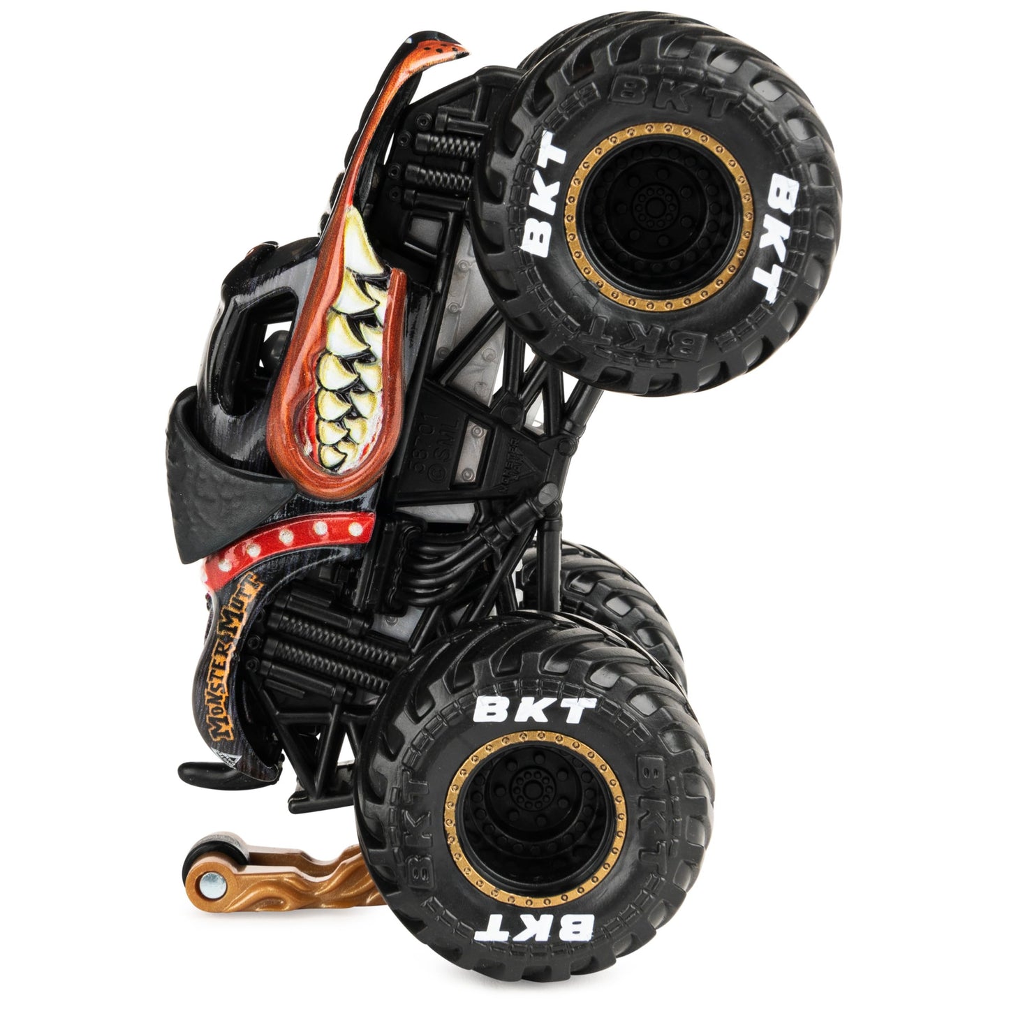 Monster Jam, Official Monster Mutt Rottweiler Monster Truck, Die-Cast Vehicle, Ruff Crowd Series, 1:64 Scale