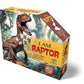 Madd Capp Raptor 100 Piece Jigsaw Puzzle for Ages 6 and Up - 4016 - Unique Animal-Shaped Border, Poster Size When Completed, Ove