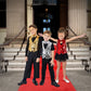 Dress Up America Boys Sequin Vest With Bowtie - Sparkly Costume Vest For Kids - Shiny Formal Party Outfit For Boys (Red)