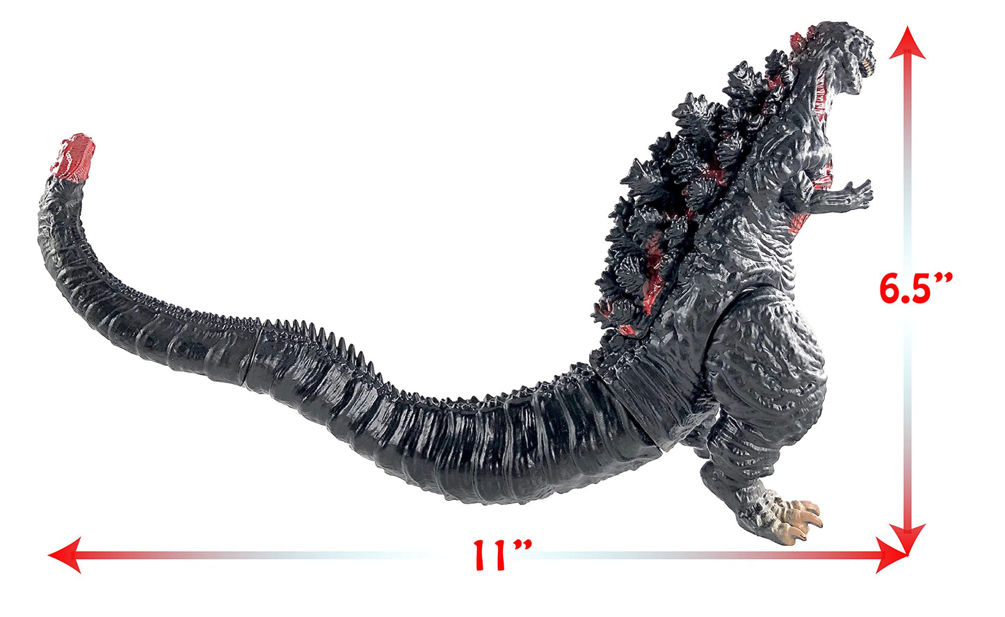 Twcare Set Of 2 Godzilla Shin Figure King Of The Monsters Toys, 2021 Movable Joints Action Movie Series Soft Vinyl, Carry Bag
