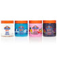 Elmer'S Gue Premade Slime, Variety Pack, Includes Clear Slime, Scented Slime, Glitter Slime, 4 Count
