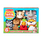 Melissa & Doug Safari Buddies Hand Puppets Set of 6, Plush Fabric Toys for Toddlers, Multicolor, Ages 2+ (Model 9118)