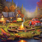 Buffalo Games 1000 Piece Jigsaw Puzzle - The Woodsmen - Large Multicolor Paper Puzzle - Model 10920 for Adults, Perfect for Game Nights