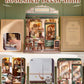 Endless Limit Book Nook Kit  DIY Miniature House Kits for mature-themed and Teens  Dollhouse Tiny Booknook Garden House Bookshelf  DIY Craft Gifts for Family and Friends(Sunny Cafe)
