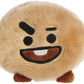 Aurora Lovable BT21 Palm Pals SHOOKY Stuffed Animal - Collectible Fun - Delightful Cuteness - Brown 5 Inches