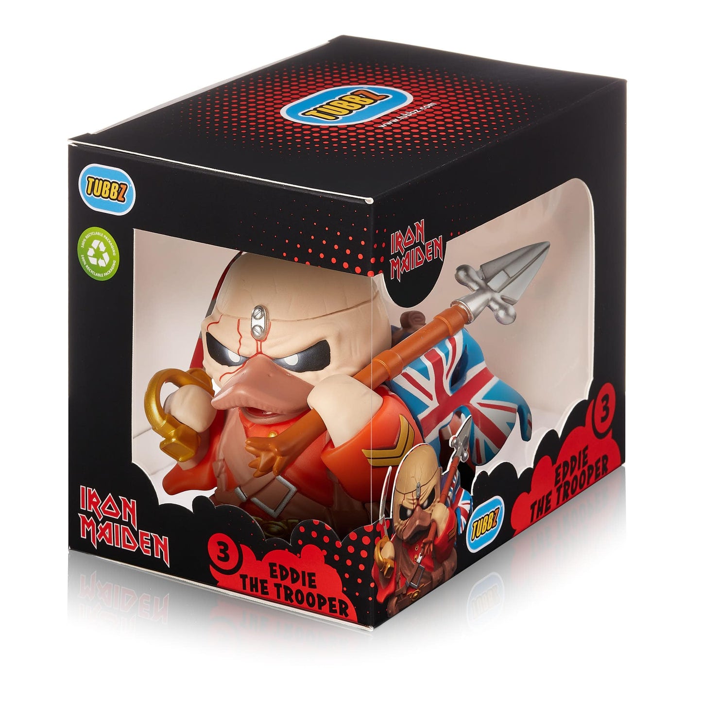 Tubbz Boxed Edition Eddie The Trooper Collectible Vinyl Rubber Duck Figure - Official Iron Maiden Merchandise - Tv, Movies & Video Games