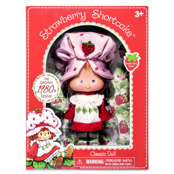 Strawberry Shortcake Retro Classic Doll, 6'', For 3 Years Old And Up, Styles May Vary