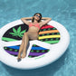 Swimline Peace Mon' Pool Island, Multi, 66'' X 66'' X 11.5''