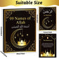 99 Names Of Allah Flashcards Quran Verses Asma Ui Husna Cards Eid Al Adha Learning Cards In Arabic And English Eid Or Ramadan Gi