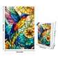 Great Jigsaw Puzzles for mature-themeds 300 Pieces Stained Glass Hummingbird Puzzles for mature-themeds Toys Gift Family Decoration Kids Puzzle