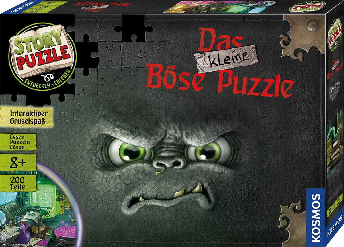Kosmos 680794 Story Puzzle 200 TeileDas Kleine Bse Buch, Silver