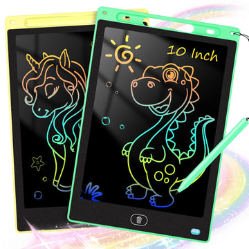 KTEBO 2 Pack 10 Inch LCD Writing Tablet for Kids,Electronic Drawing Pad and Doodle Board for Ages 3-8,Birthday and Christmas Gif