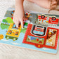 Melissa & Doug Wooden Peg Puzzle - Around the Fire Station Sound Puzzle, 8 pcs, Multicolor, Model 736