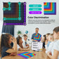 Ek-Memory-Fish Multiplication Game Table Digital Multiplication Board Game, Addition And Multiplication In One, Rainbow Dimple Fingertip Toy, Create Stress-Relieving Math Manipulation (1 Piece)