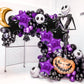 TONIFUL 30Pcs 18 Inch Large Purple Black Star Shape Foil Balloons Big Stars Helium Mylar Ballons for Halloween Birthday Wedding