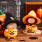 Simgoing 2 Set Clothes Outfits for 17cm Doll Cute Halloween Pumpkin Outfit and Witch Hat Doll Clothes Toys Dress Accessories for Collector Fans Display